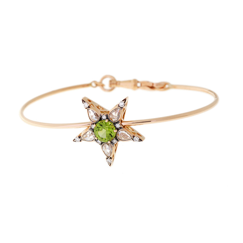 Istanbul Bracelet - Peridot - Diamonds