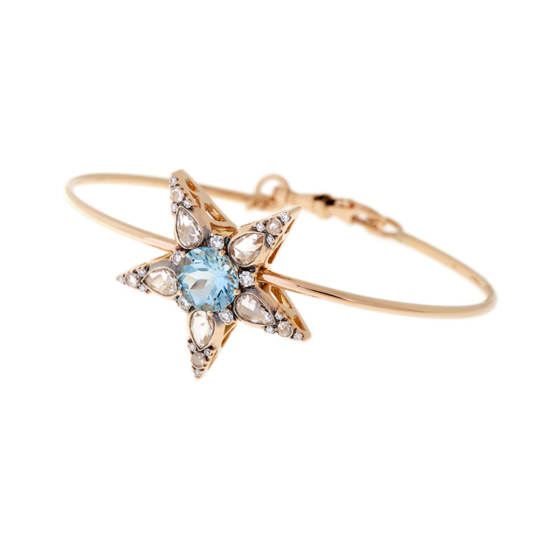 Istanbul Bracelet - Aquamarine - Diamonds