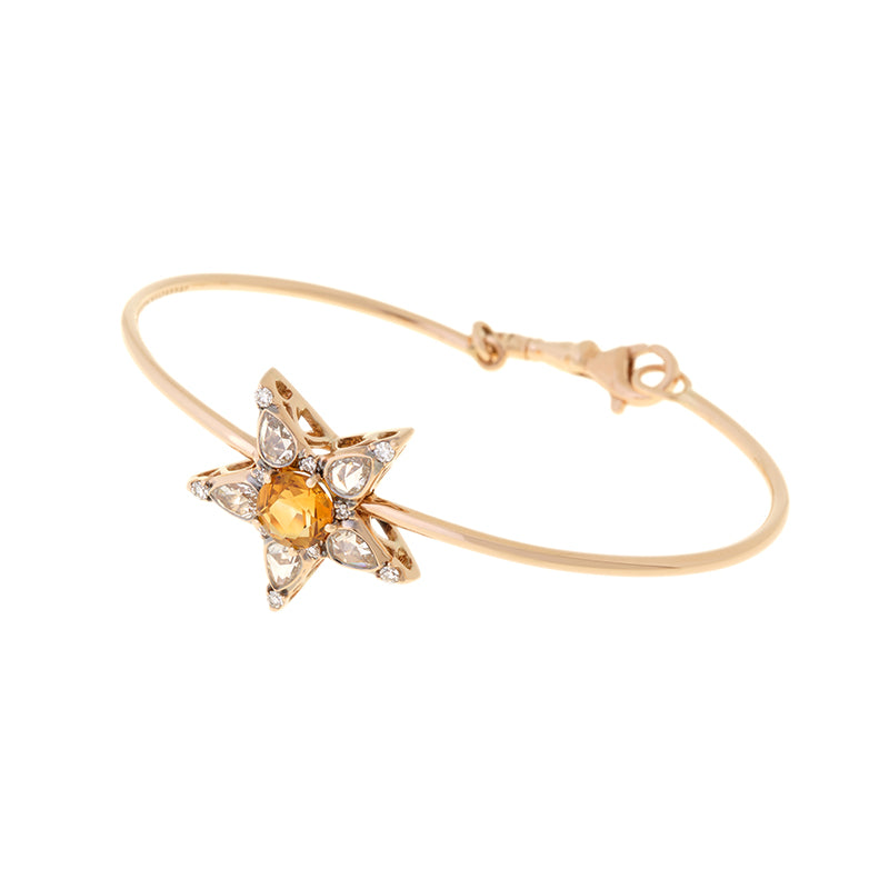 Istanbul Bracelet - Citrine - Diamonds