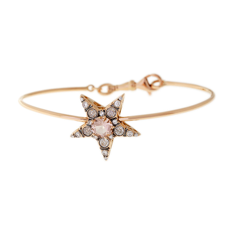 Istanbul Bracelet - Morganite - Diamonds