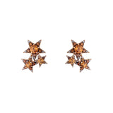 Istanbul Earrings - Spessartines - Sapphires - Diamonds