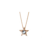 Istanbul Pendant - Aquamarine - Diamonds