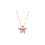 Istanbul Pendant - Pink Sapphire - Diamonds