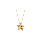 Istanbul Pendentif - Saphir Jaune - Diamants