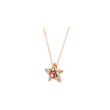 Istanbul Pendentif - Saphir Orange - Diamants