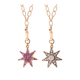 Istanbul Pendant - Pink Sapphires - Diamonds