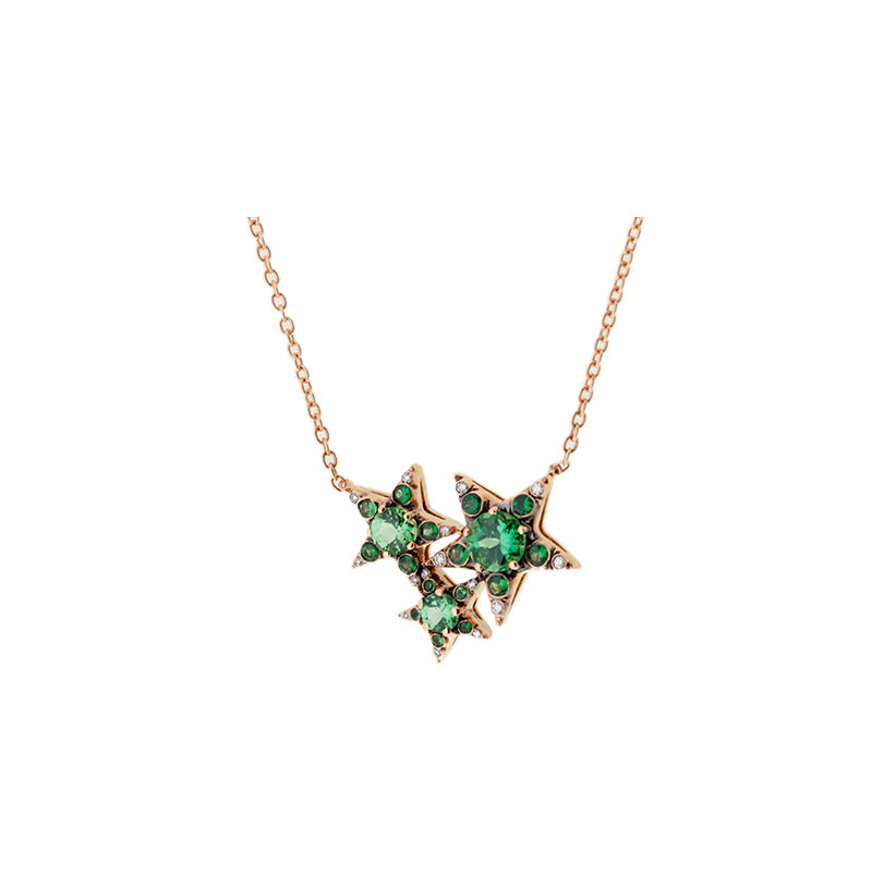 Istanbul Pendant - Tsavorites - Diamonds