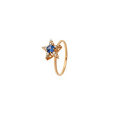 Istanbul Ring - Blue Sapphire - Diamonds