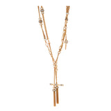 Kastak Ivory Necklace - Diamonds - Ruby