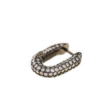 Link Earring - Icy White Diamonds