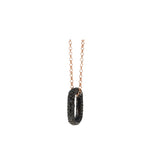 Link Pendentif - Diamants Noirs