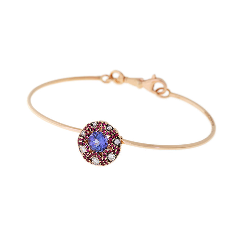 Mille et une nuits Bracelet - Tanzanite - Rubies - Diamonds