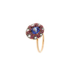 Mille et une nuits Ring - Tanzanite - Rubies - Diamonds