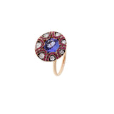 Mille et une nuits Ring - Tanzanite - Rubies - Diamonds