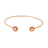 Mina Orange Bracelet - Diamonds