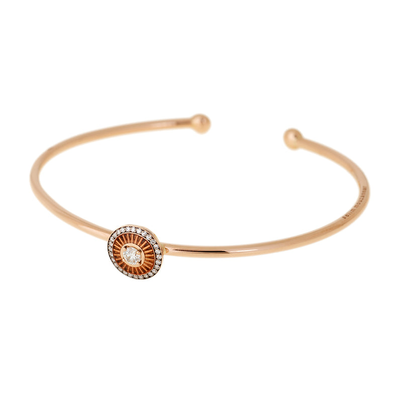 Mina Orange Bracelet - Diamonds