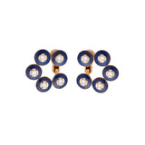Mina Blue Earrings - Diamonds