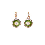 Mina Kiwi Earrings - Diamonds