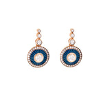 Mina Sky Blue Earrings - Diamonds