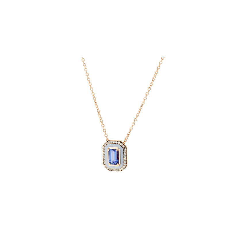 Mina Pendentif Lilas - Tanzanite - Diamants