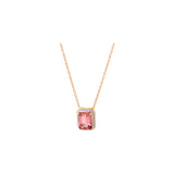 Mina Pendentif Lilas - Tourmaline Rose