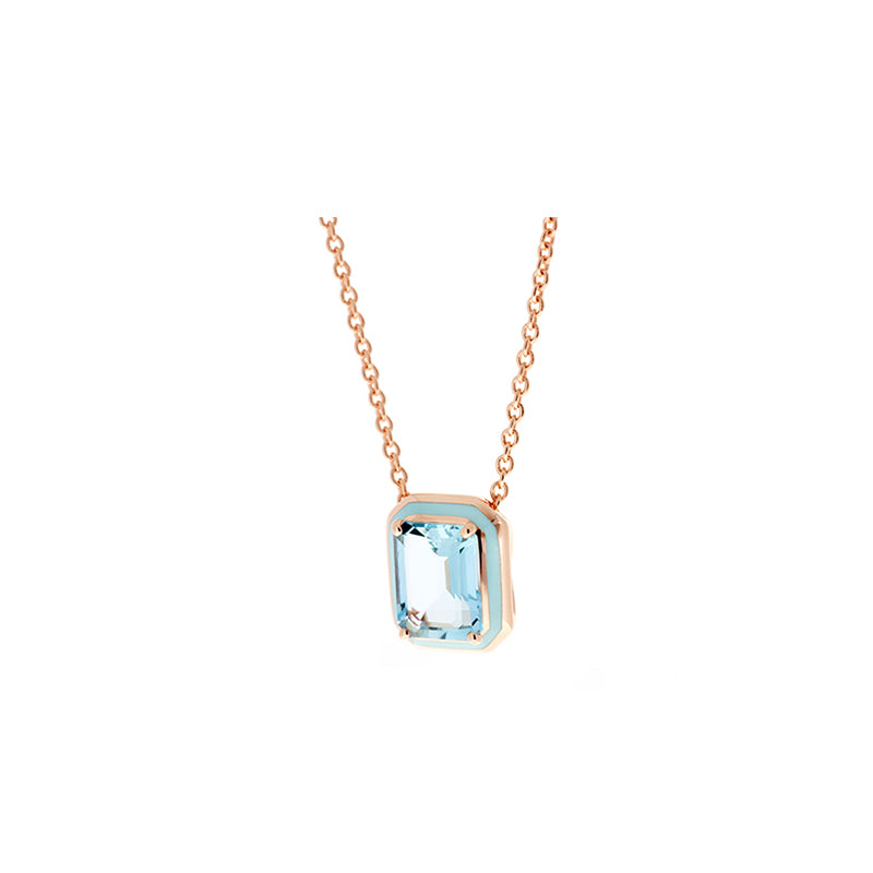 Mina Light Blue Pendant - Aquamarine