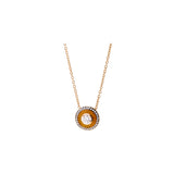 Mina Yellow Pendant - Diamonds