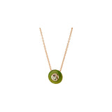 Mina Pendentif Kiwi - Saphir Vert