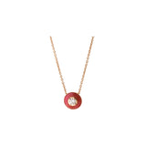 Mina Vivaneau Rouge Pendentif - Diamand