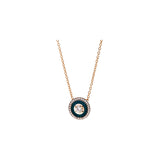 Mina Petrol Pendant - Diamonds