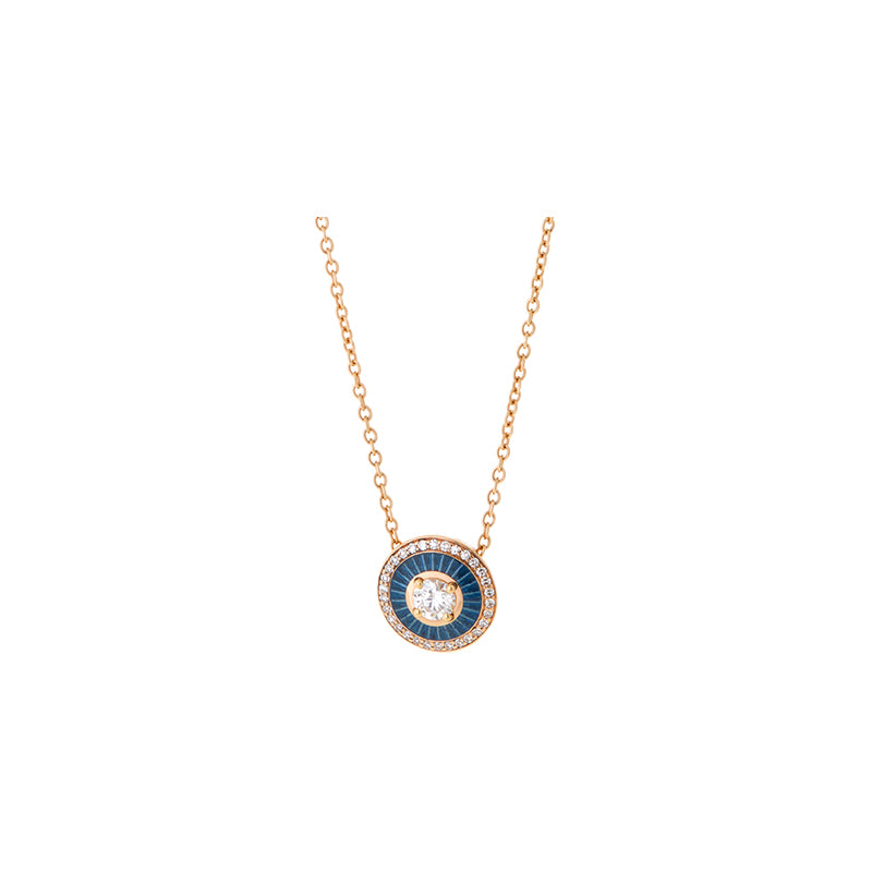Mina Sky Blue Pendant - Diamonds