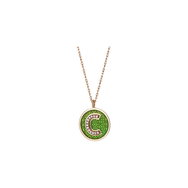 Monogramme Pendentif Colorè - 13.00mm