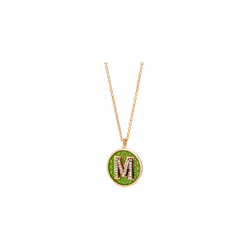 Monogramme Pendentif Colorè - 11.50mm
