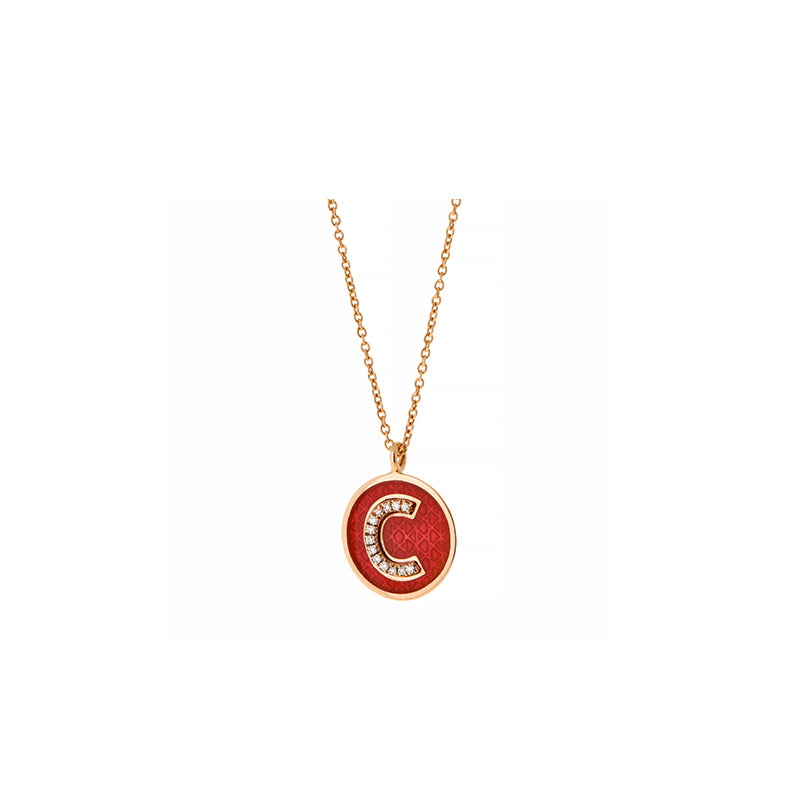 Monogramme Pendentif Colorè - 11.50mm