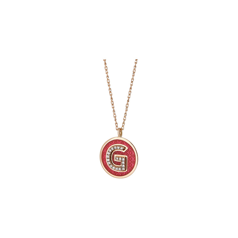 Monogramme Pendentif Colorè - 13.00mm