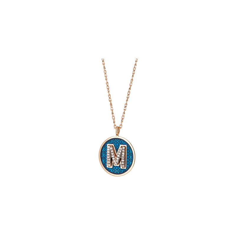 Monogramme Pendentif Colorè - 13.00mm
