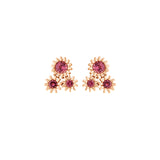 Poppy Earrings - Pink Tourmalines