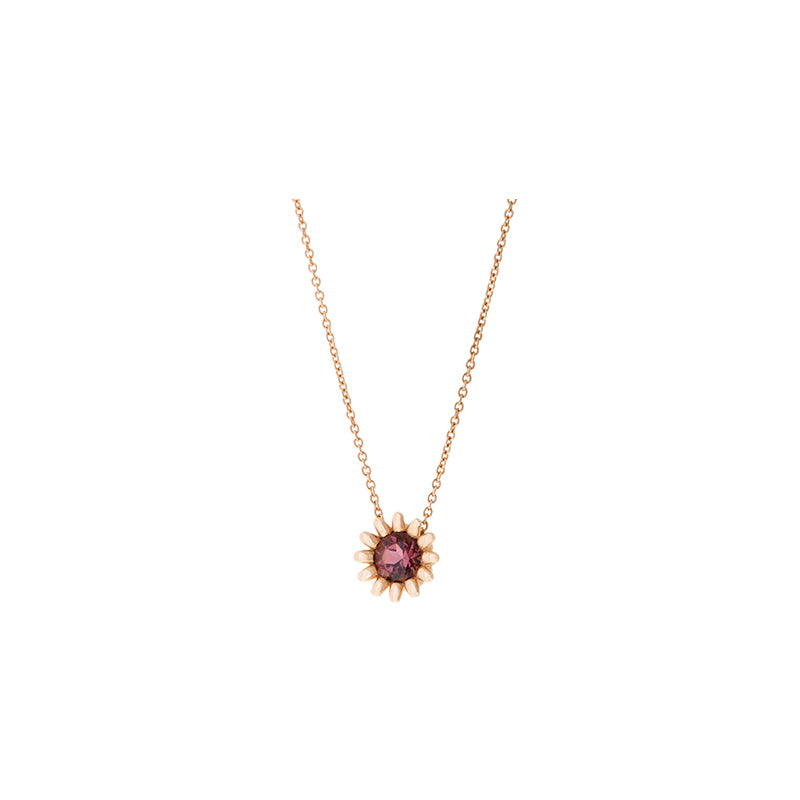 Poppy Pendant - Pink Tourmaline