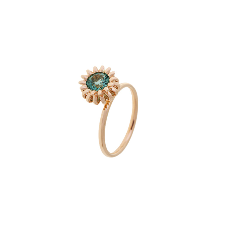 Poppy Ring - Green Tourmaline