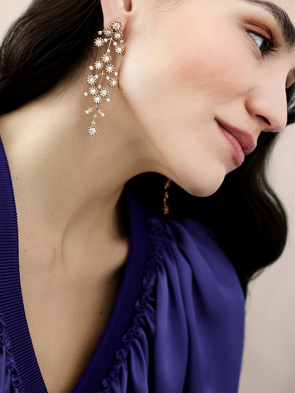 Poppy Earring - Diamonds