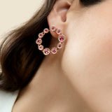 Poppy Earrings - Tourmalines