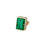 Unique Ring - Emerald - Diamonds
