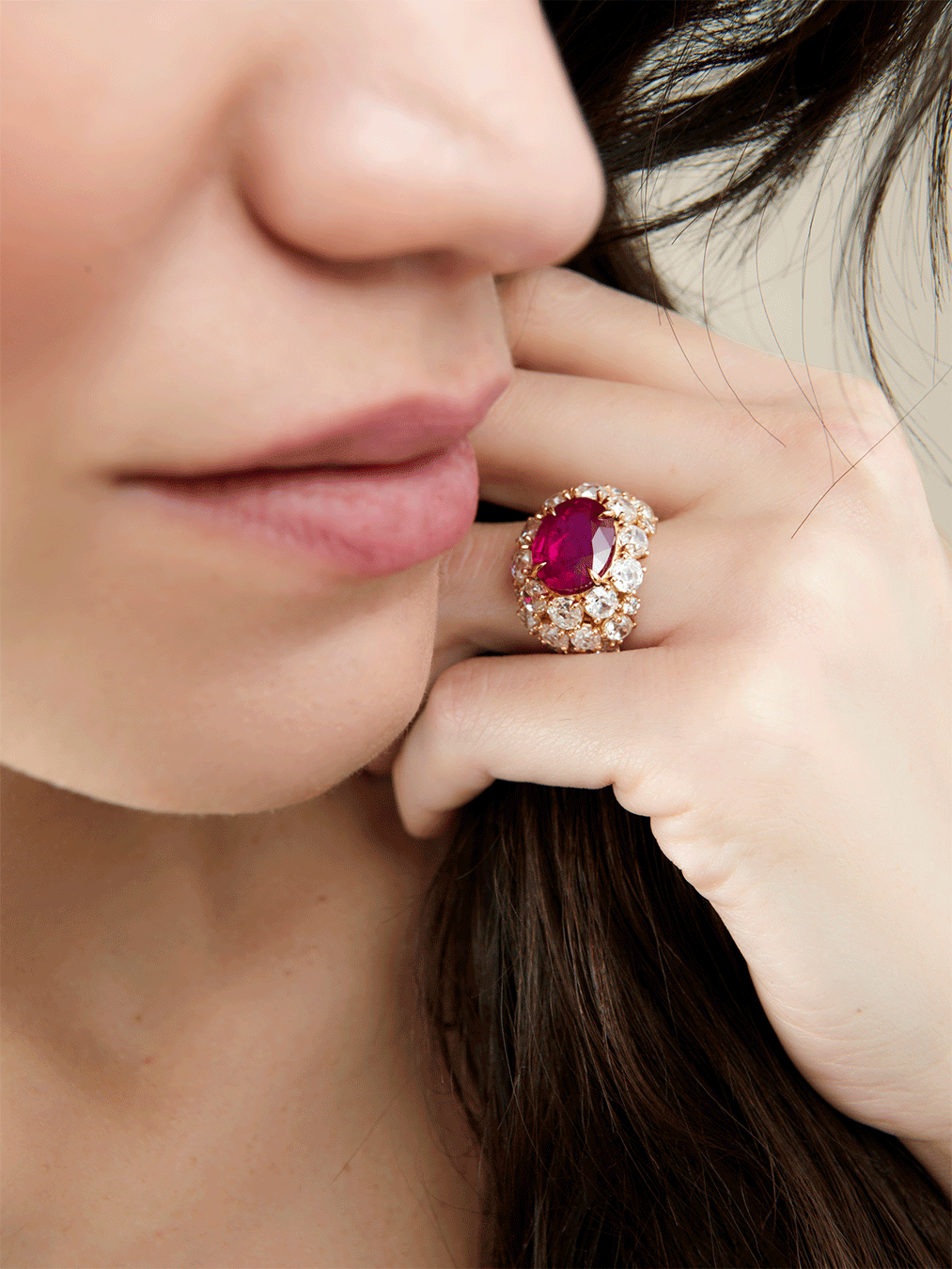 Ring - Ruby - Diamonds
