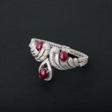 Bracelet - Rubies - Diamonds