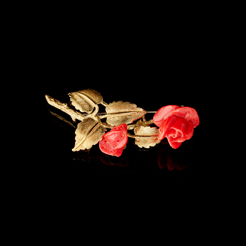 Brooch - Coral