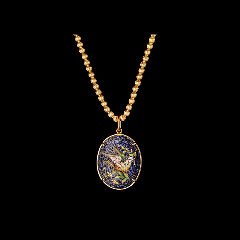 Pendant - Blue Cameo