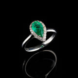 Solitaire - Emerald - Diamonds