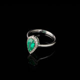 Solitaire - Emerald - Diamonds
