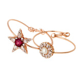 Istanbul Bracelet - Rhodolite - Diamonds