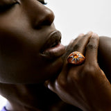 Aïda Bague Orange - Spessartine - Diamants